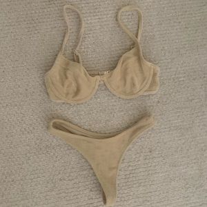 La vinn terry cloth bikini